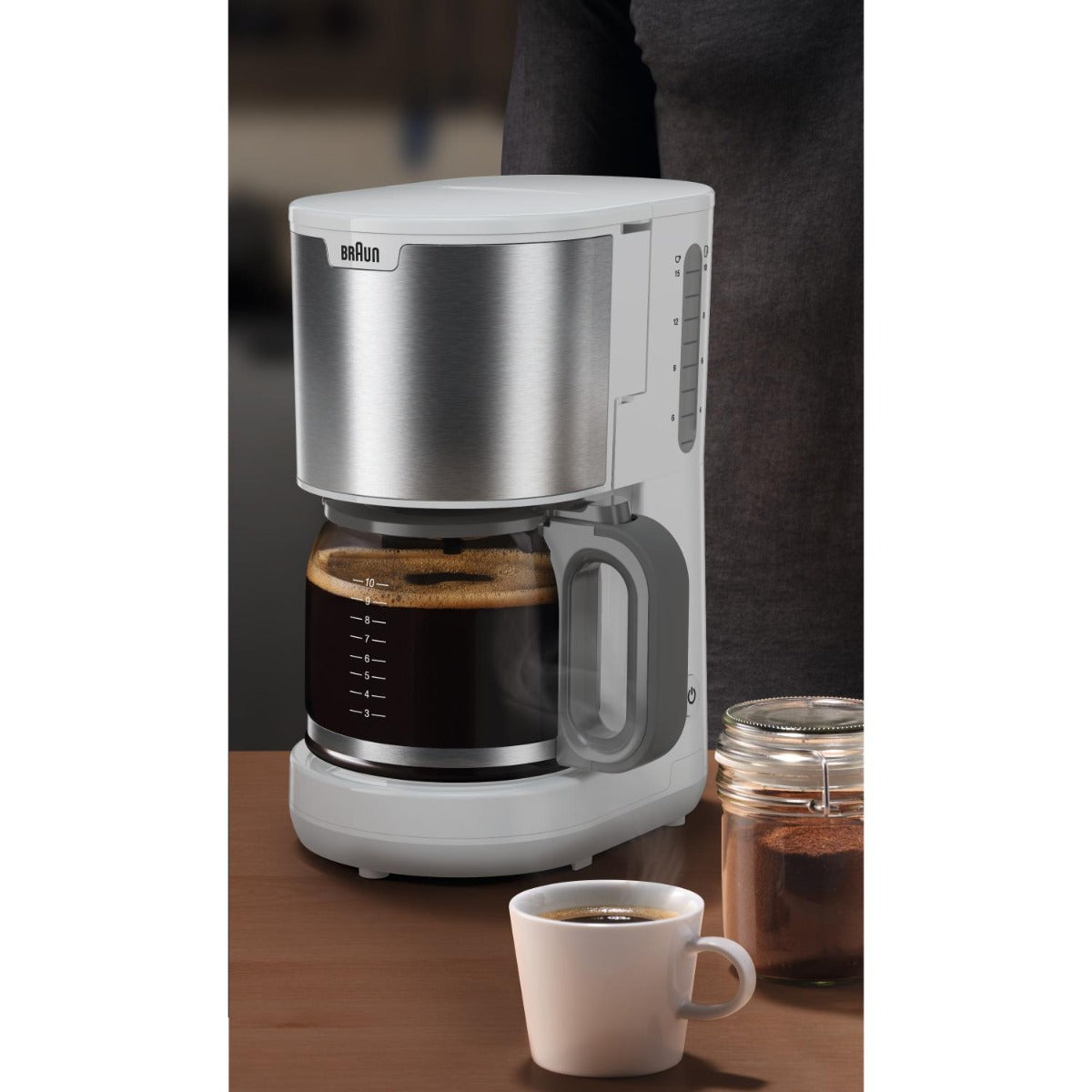 Braun - PurShine Drip Coffee Maker - White - Wholesales Supply