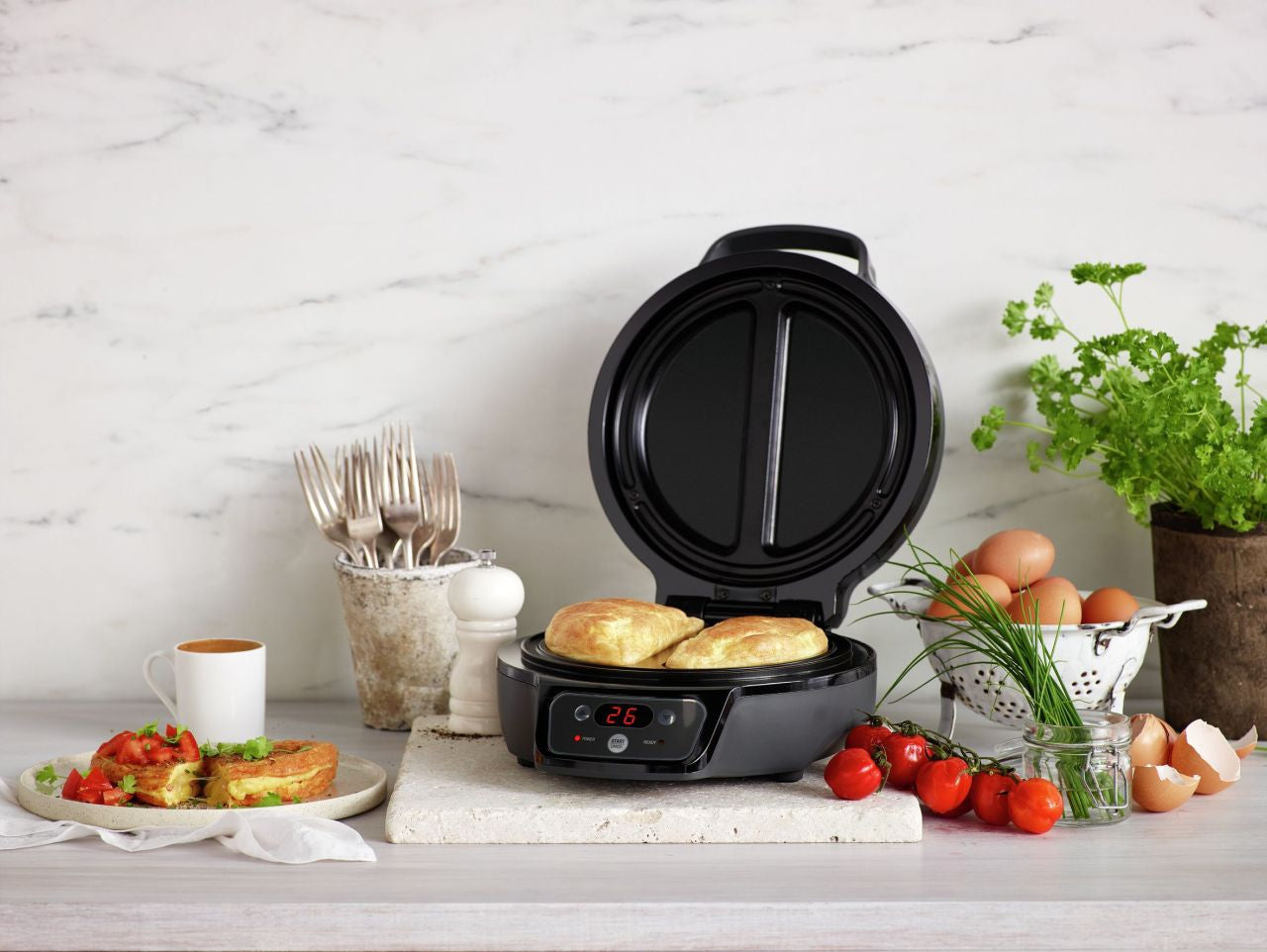 Breville - The Light & Fluffy Omelette Maker - Stainless Steel - Wholesales Supply