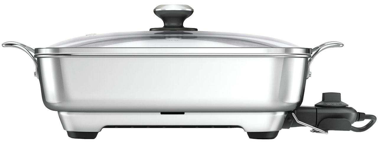 Breville - The Thermal Pro Stainless Frypan - Stainless Steel - Wholesales Supply