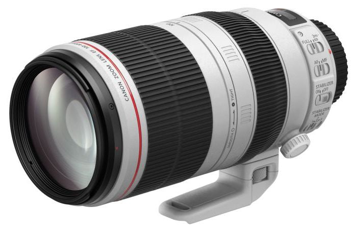 Canon - EF 100-400mm f/4.5-5.6L IS II USM Telephoto Camera Lens - White - Wholesales Supply