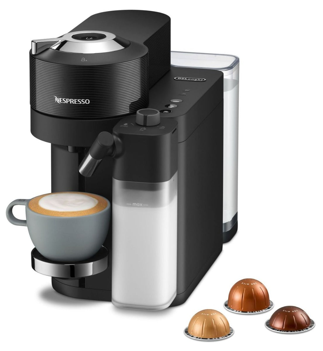 Delonghi - Nespresso Vertuo Lattissima Coffee Machine - Black - Wholesales Supply