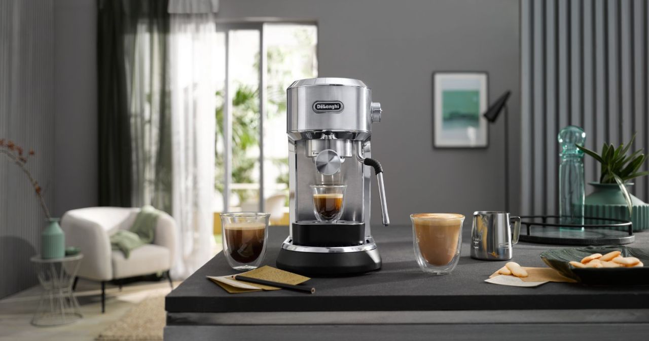 Delonghi - Dedica Maestro Coffee Machine - Silver - Wholesales Supply