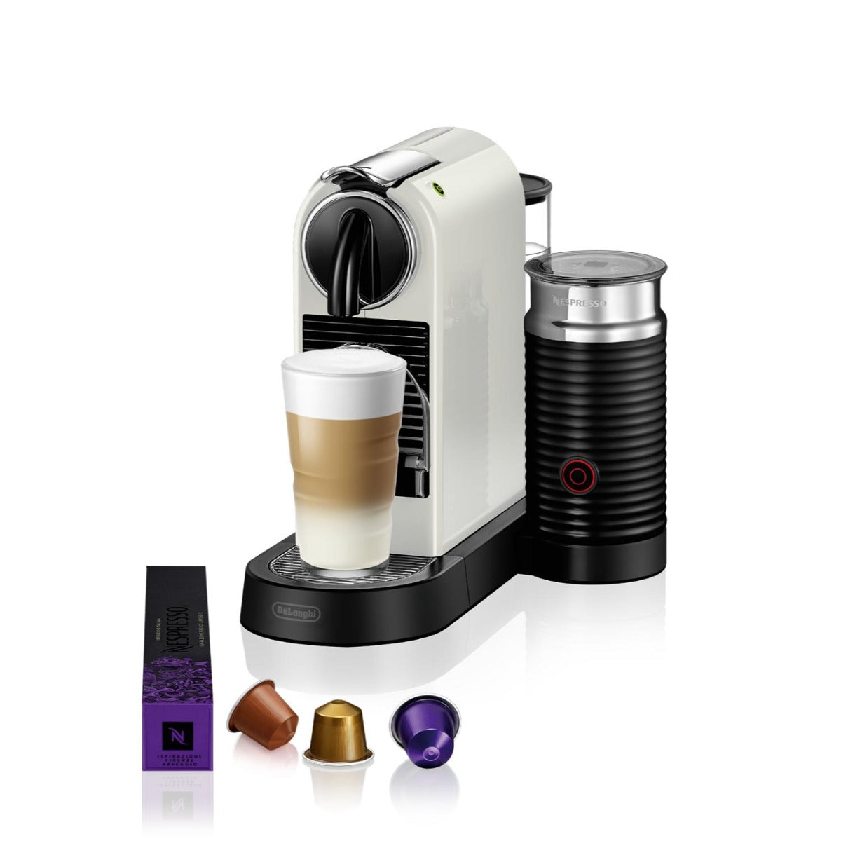 Delonghi - Nespresso Citiz & Milk Coffee Machine - White - Wholesales Supply