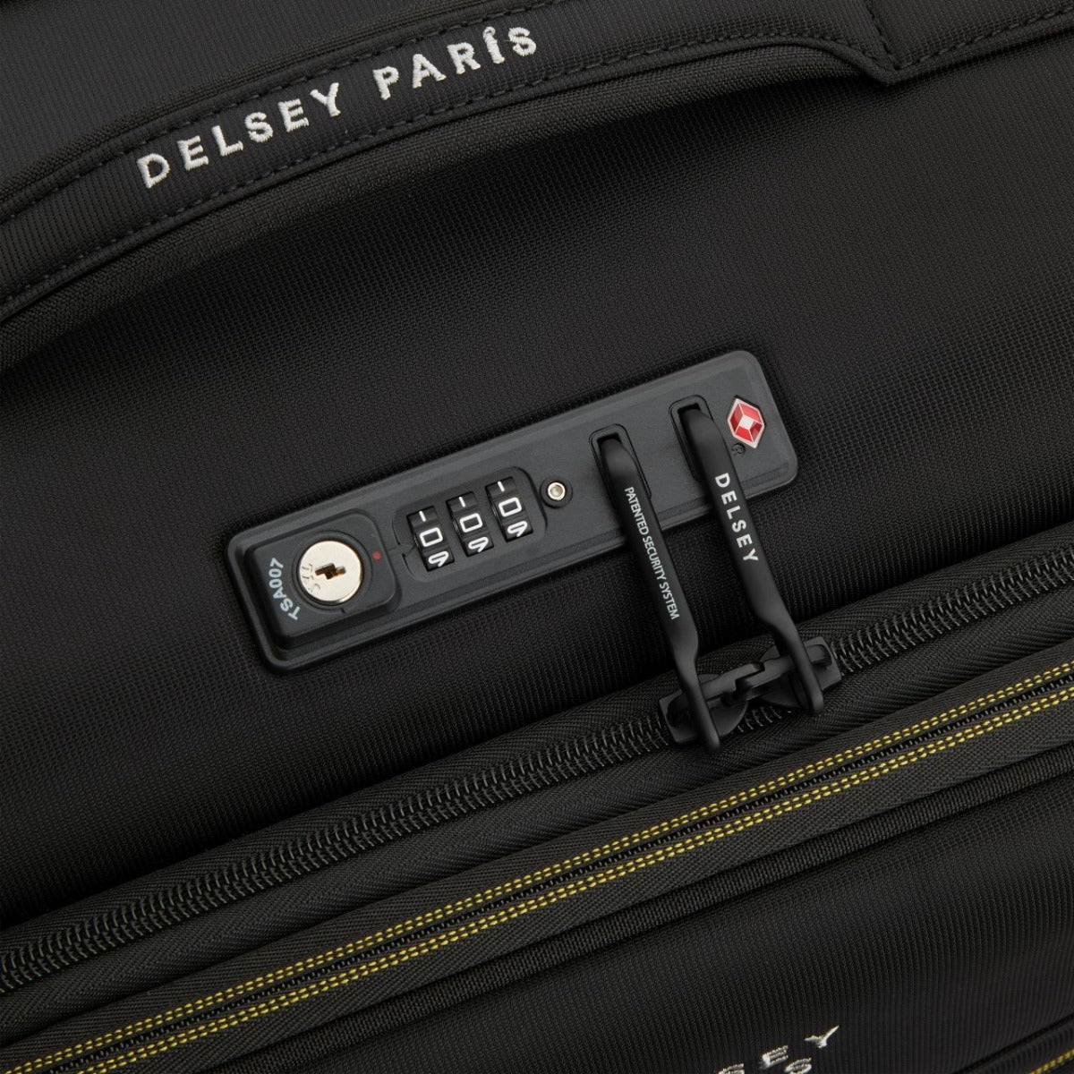 Delsey - 55cm Brochant 3 Trolley Cabin Ext 4Dr - Black - Wholesales Supply