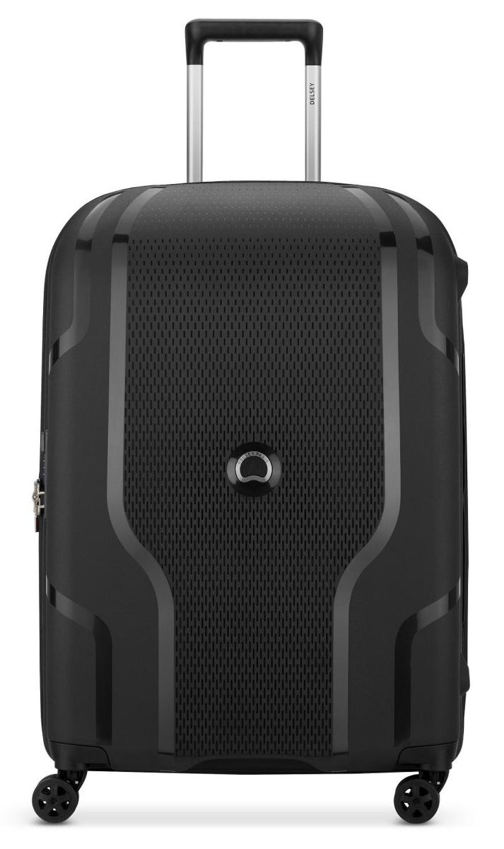 Delsey - 71cm Clavel Valise Trolley Ext 4Dr - Black - Wholesales Supply