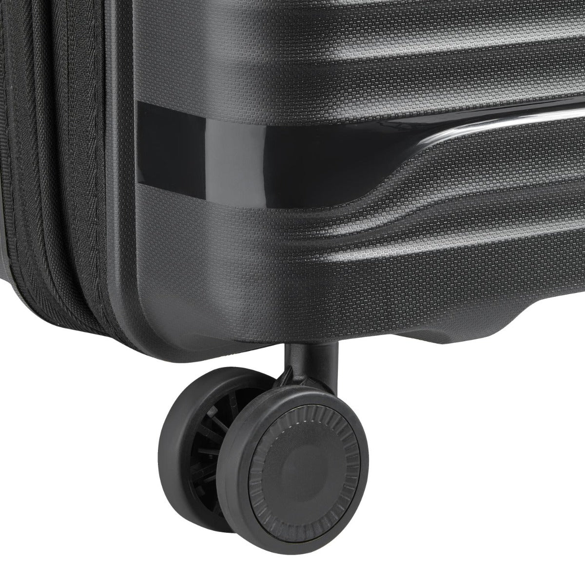 Delsey - SECURITECH 55cm Dune Val Trolley Cabin Ext 4Dr - Black - Wholesales Supply