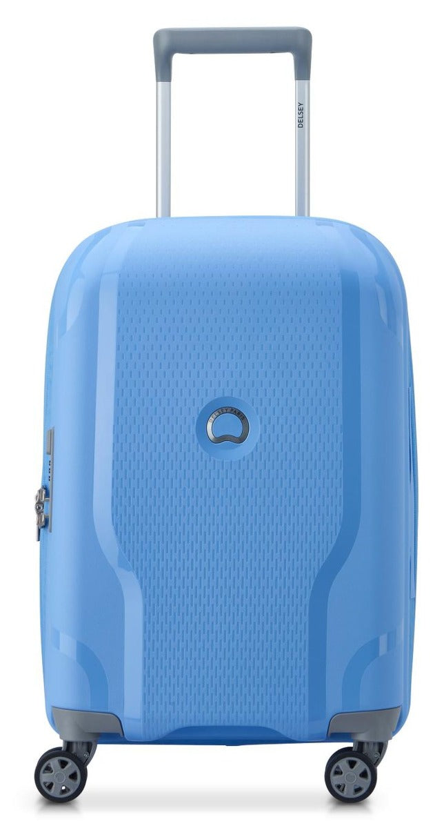 Delsey - 55cm Clavel Val Trolley Cabin Ex 4Dr - Lavender Blue - Wholesales Supply