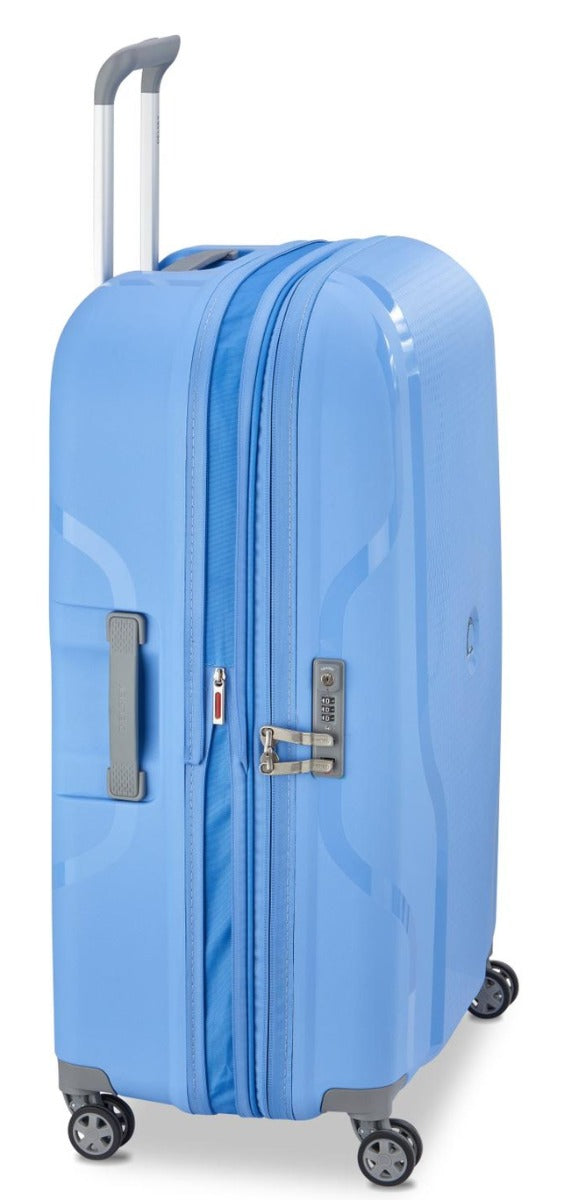 Delsey - 76cm Clavel Valise Trolley Ext 4Dr - Lavender Blue - Wholesales Supply