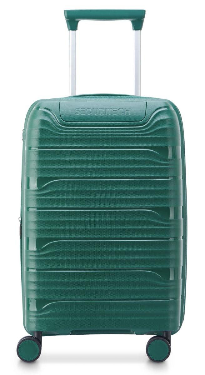 Delsey - SECURITECH 55cm Dune Val Trolley Cabin Ext 4Dr - Green - Wholesales Supply