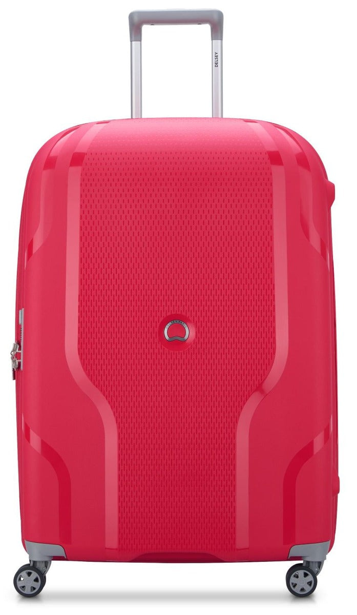 Delsey - 76cm Clavel Valise Trolley Ext 4Dr - Magenta - Wholesales Supply