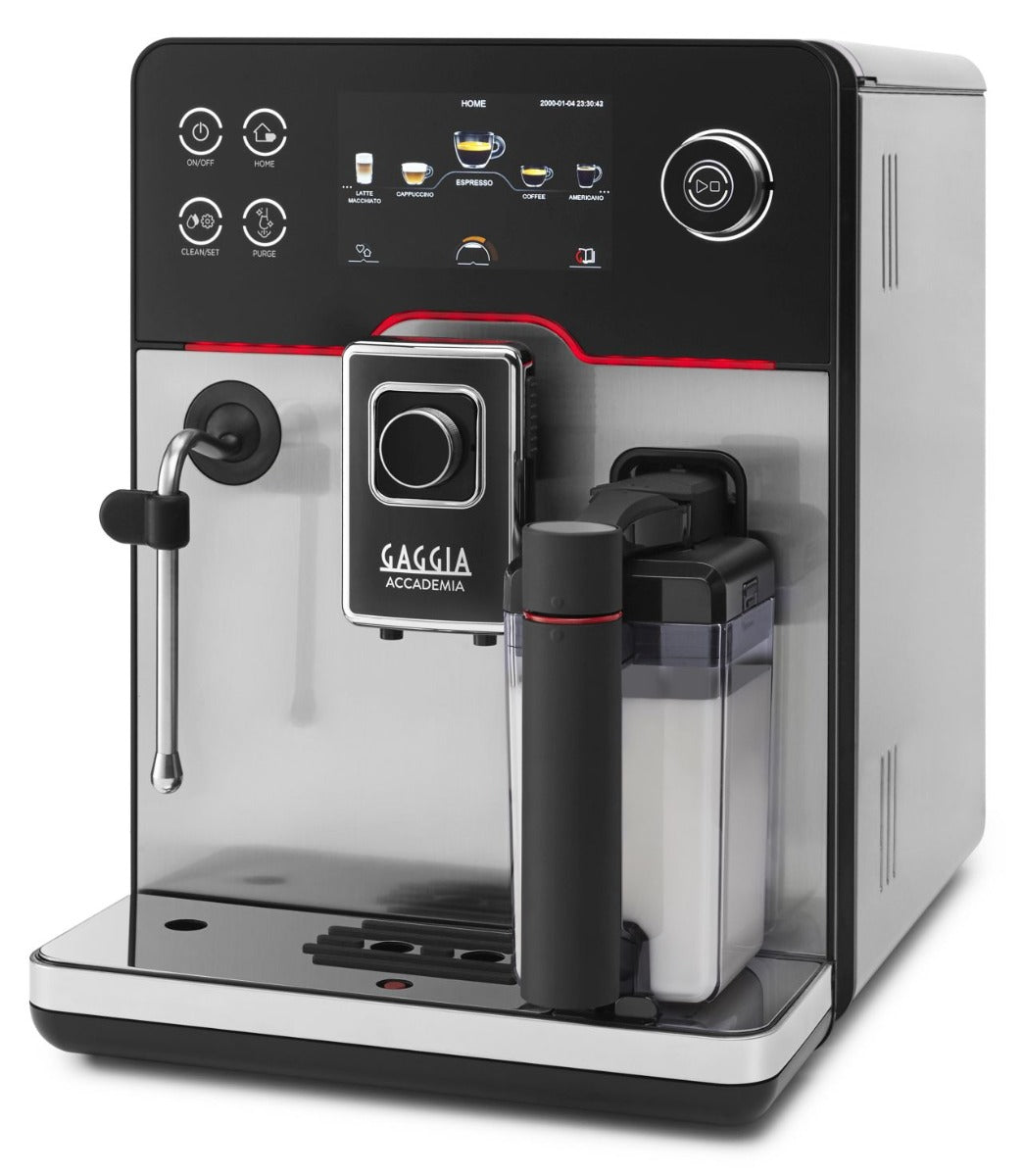 Gaggia - Accademia One Touch Fully Automatic Coffee Machine - Steel - Wholesales Supply