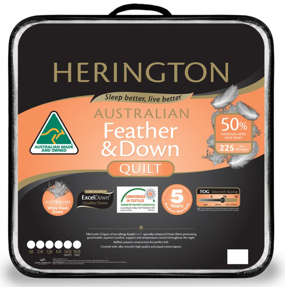 Herington - 50% Duck Quilt - Queen - Wholesales Supply