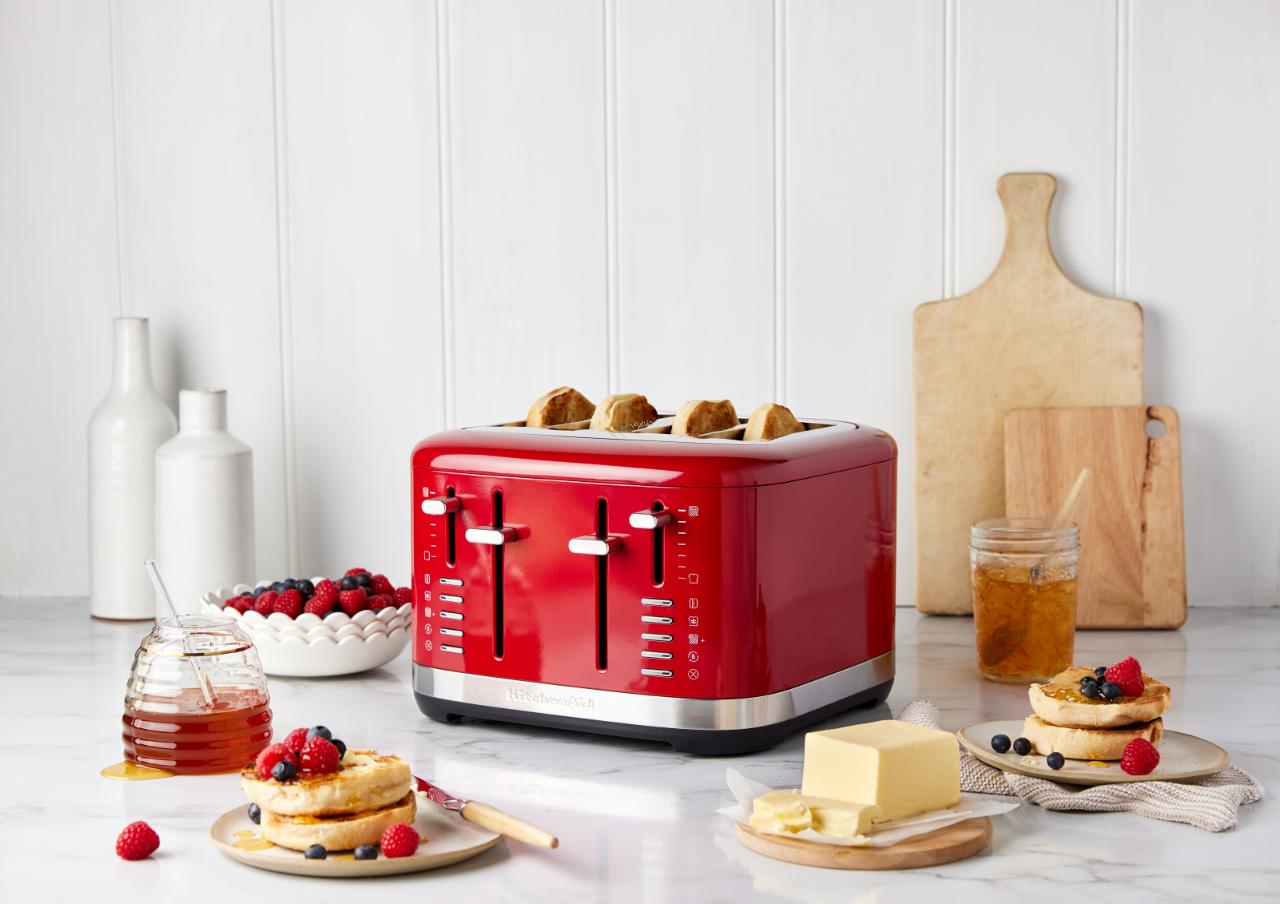 KitchenAid - 4 Slice Toaster - Empire Red - Wholesales Supply