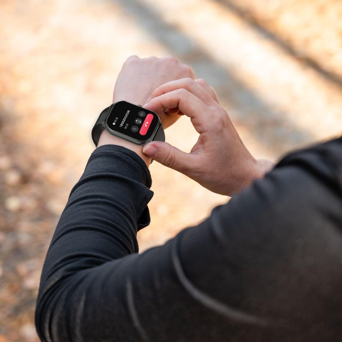 Laser - V Fitness Smart Watch 2.0" Touch Screen - Black - Wholesales Supply