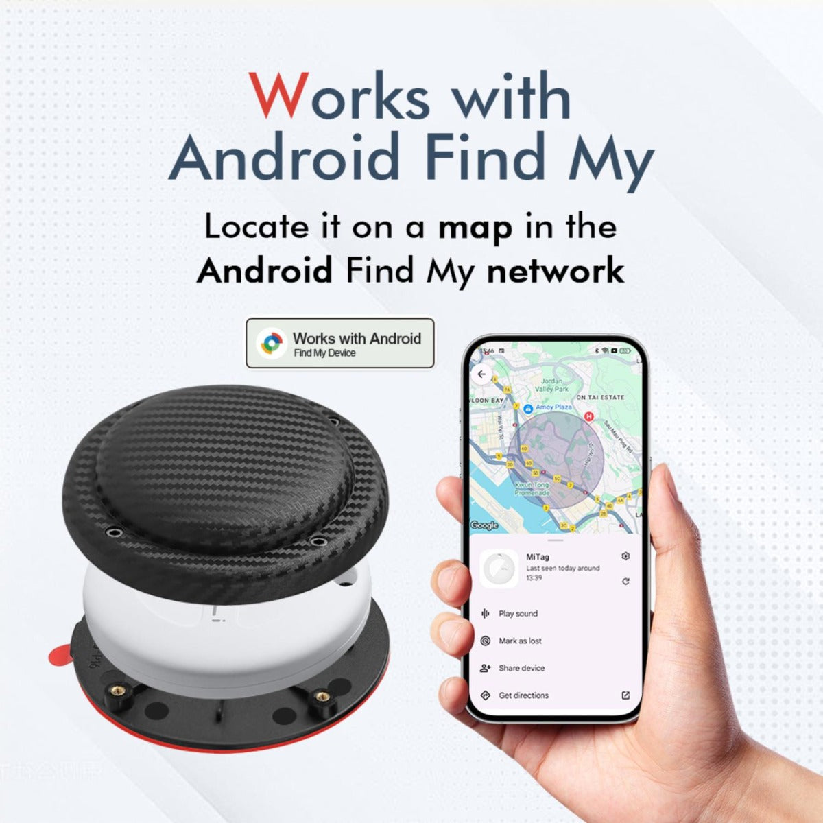 Mili - MiTag SkiFinder - Black - Wholesales Supply