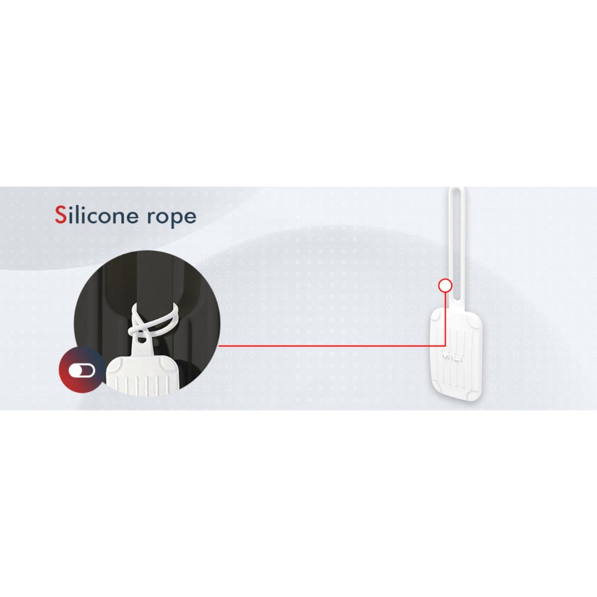 Mili - MiTag with Luggage Tag - White - Wholesales Supply