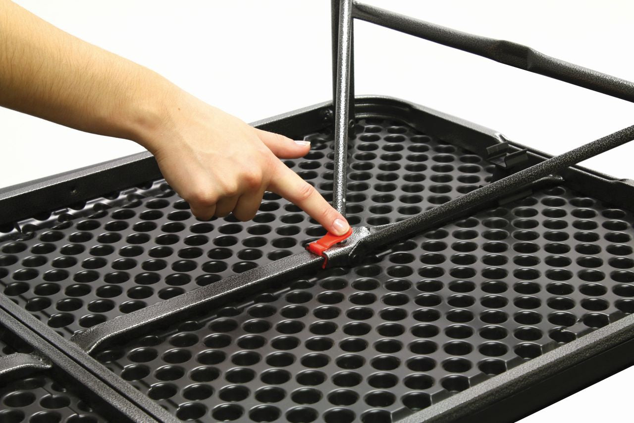 Oztrail - Ironside 100cm Folding Table - Grey - Wholesales Supply