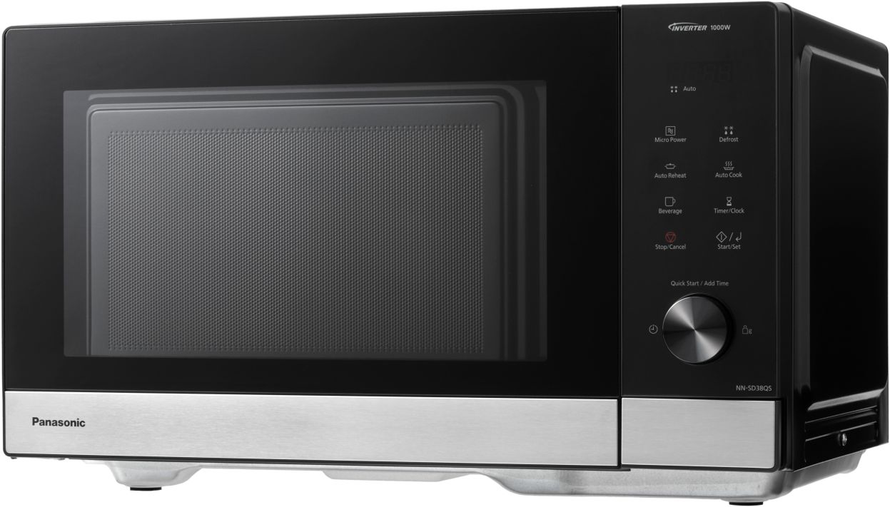 Panasonic - 23L 1000W Inverter Microwave Oven - Black w S/S - Wholesales Supply