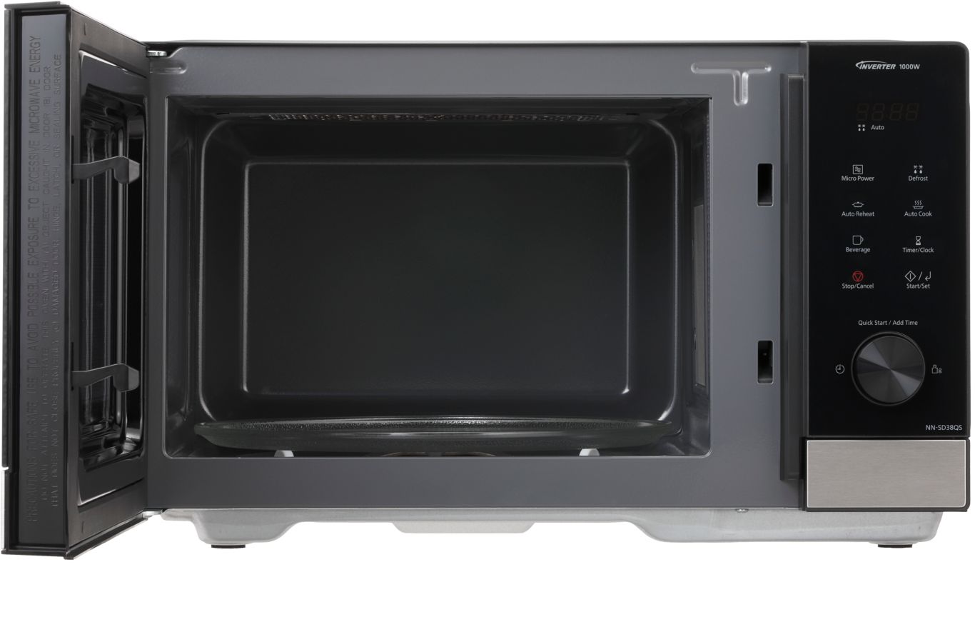 Panasonic - 23L 1000W Inverter Microwave Oven - Black w S/S - Wholesales Supply