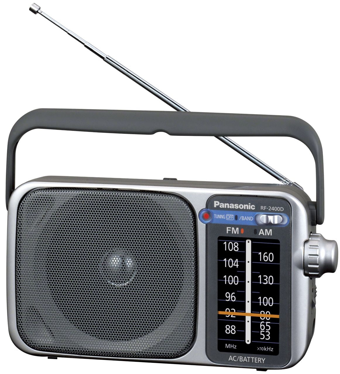 Panasonic - AM/FM Portable Radio - Silver - Wholesales Supply