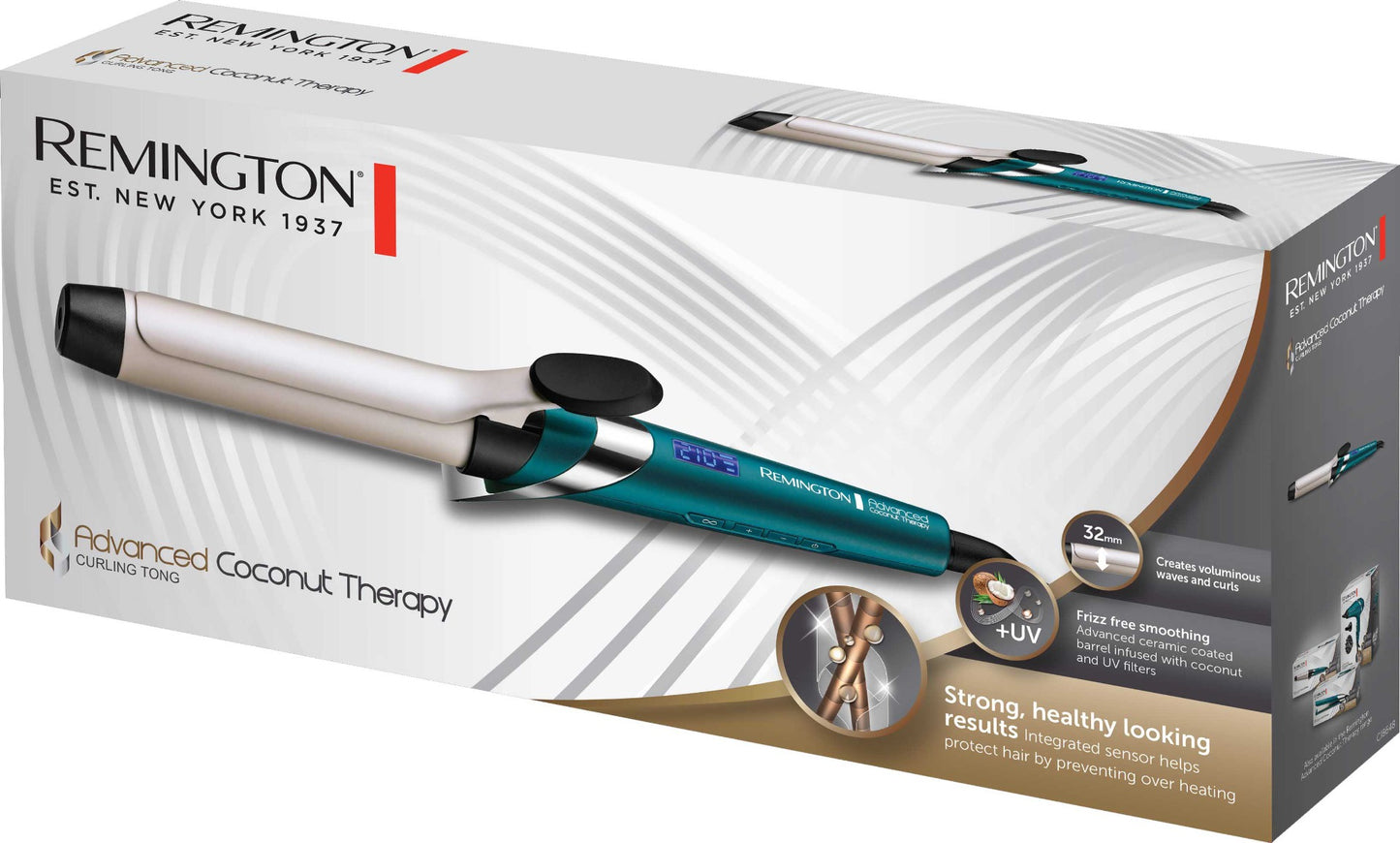 Remington - Advanced Coconut Therapy Curling Tong - Wholesales Supply