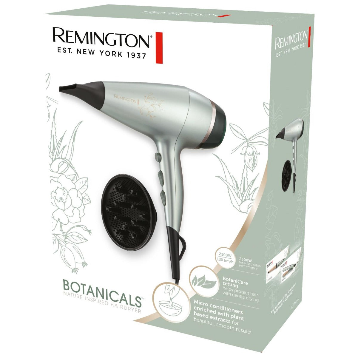 Remington - Botanicals AC Hair Dryer - Wholesales Supply