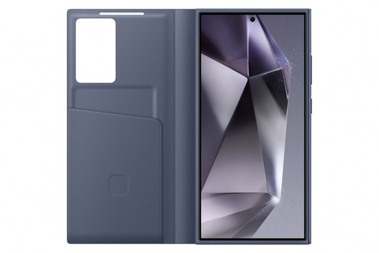 Samsung Galaxy S24 Ultra Smart View Wallet Case - Violet - Wholesales Supply