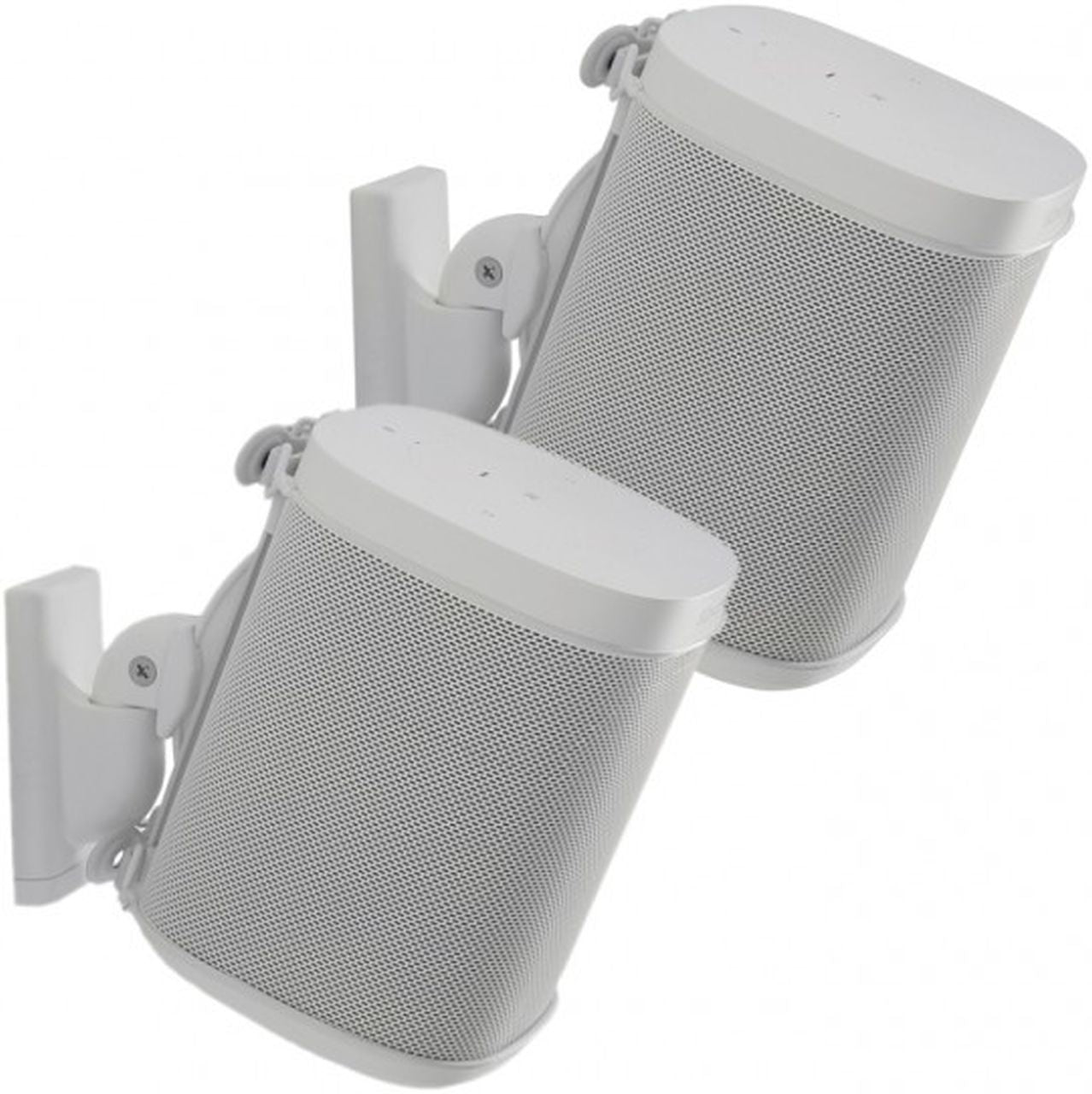 Sanus - Wireless speaker Wall mount for Sonos One, Play :1 and Play:3) - White - Wholesales Supply