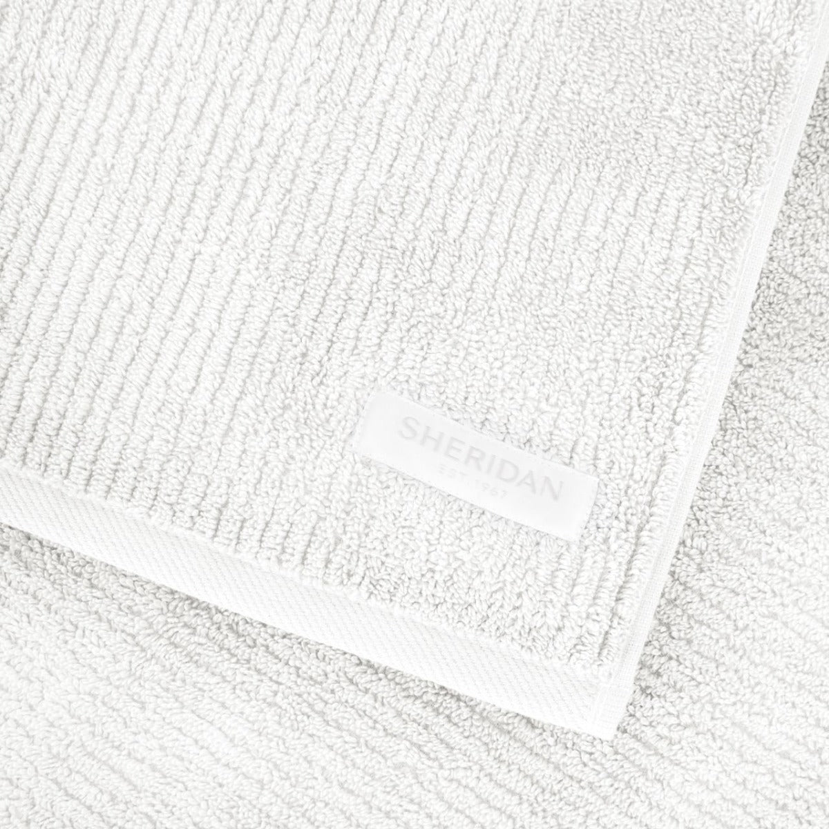 Sheridan - Living Textures Queen Towel - Trenton White - Wholesales Supply