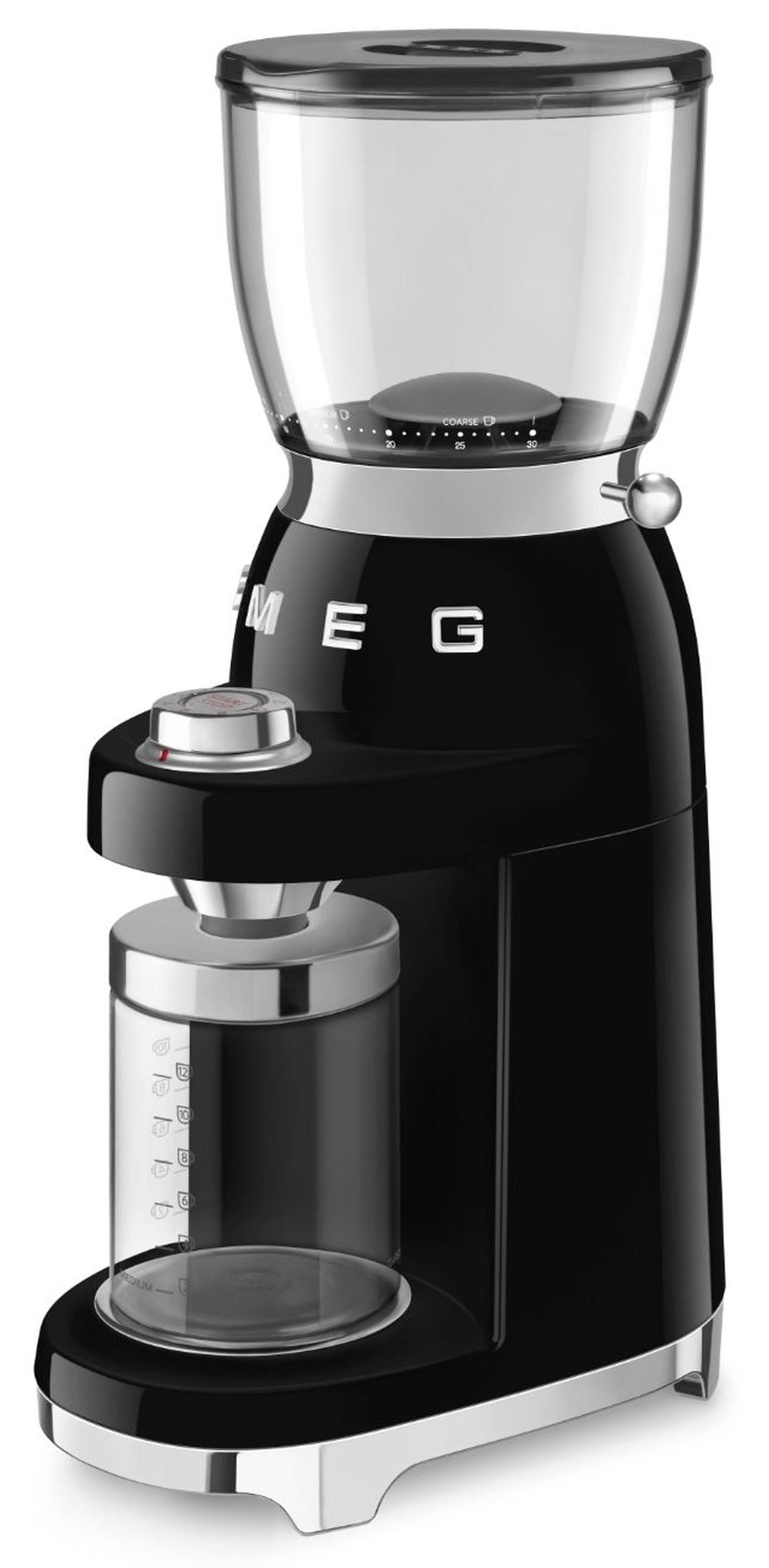 Smeg - 50's Retro Style Coffee Grinder Black - Wholesales Supply