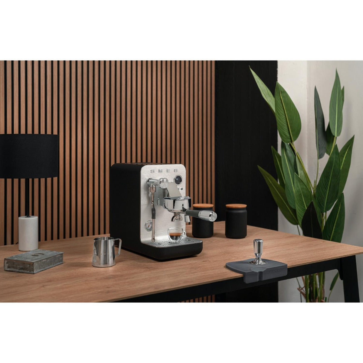 Smeg - Minipro Coffee Machine - Matte Black - Wholesales Supply