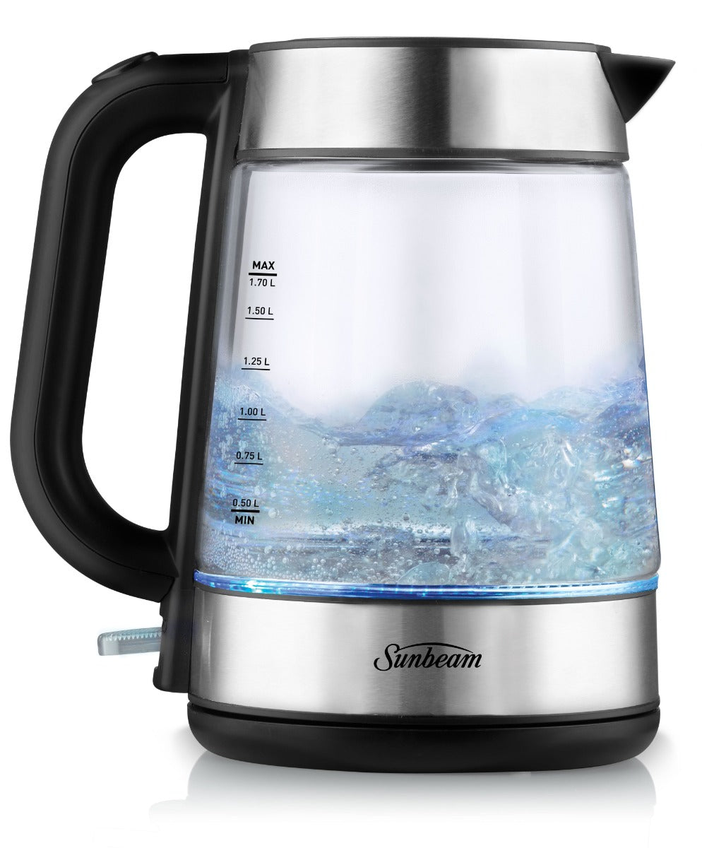 Sunbeam - 1.7L Schott Capri Glass Kettle - Wholesales Supply