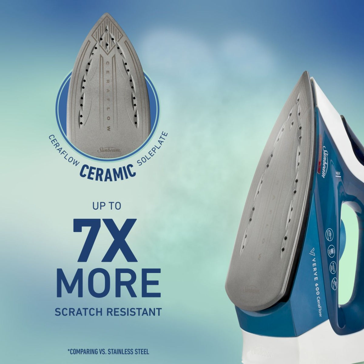 Sunbeam - Verve 600 CeraFlow Iron - Wholesales Supply