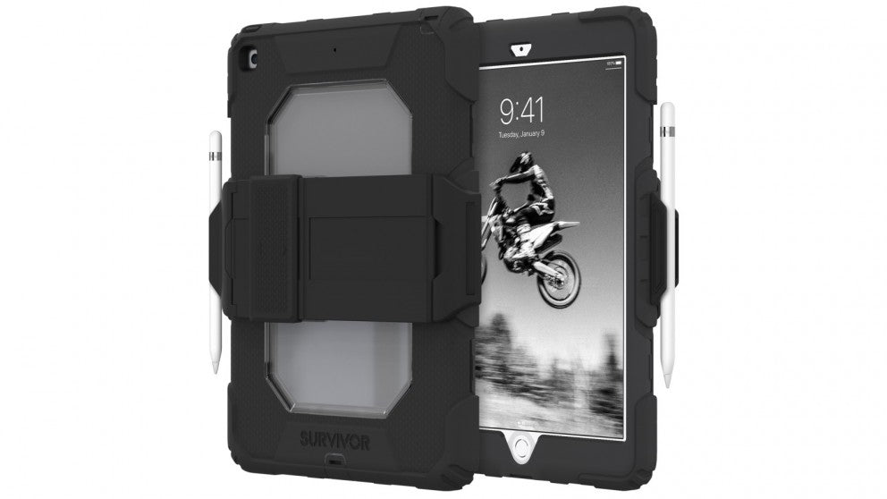 Survivor All Terrain for iPad 10.2" Gen 7/8/9 Black / Clear - Wholesales Supply