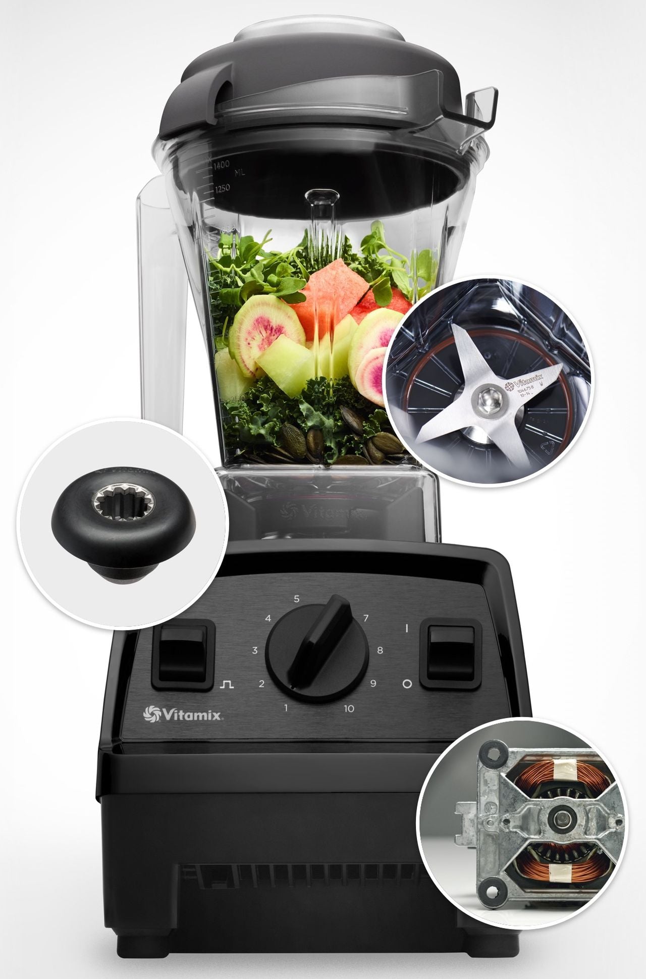 Vitamix - EXPLORIAN E310 High-Performance Blender - Black - Wholesales Supply