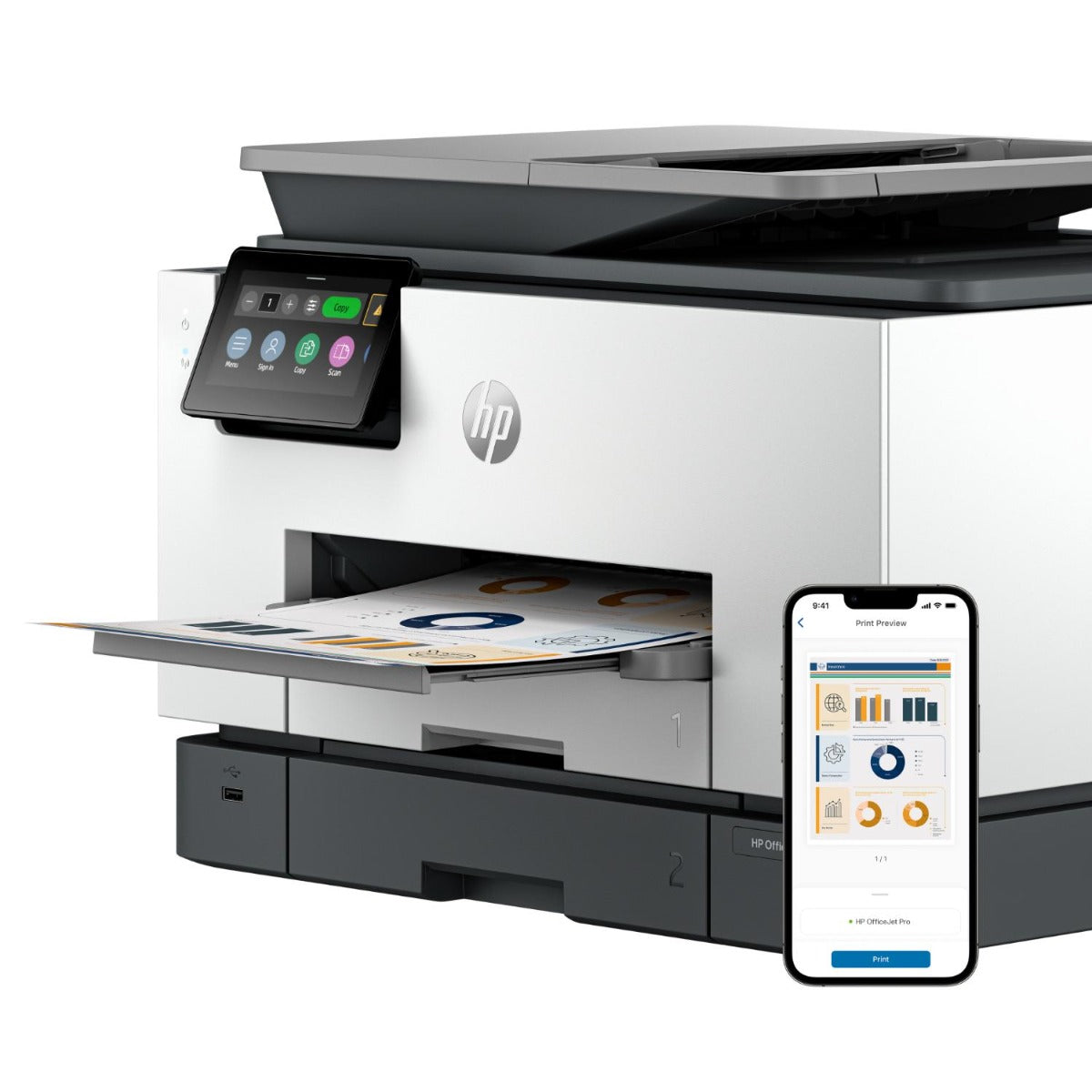HP - OfficeJet Pro 9130e All-in-One Printer Instant Ink Enabled