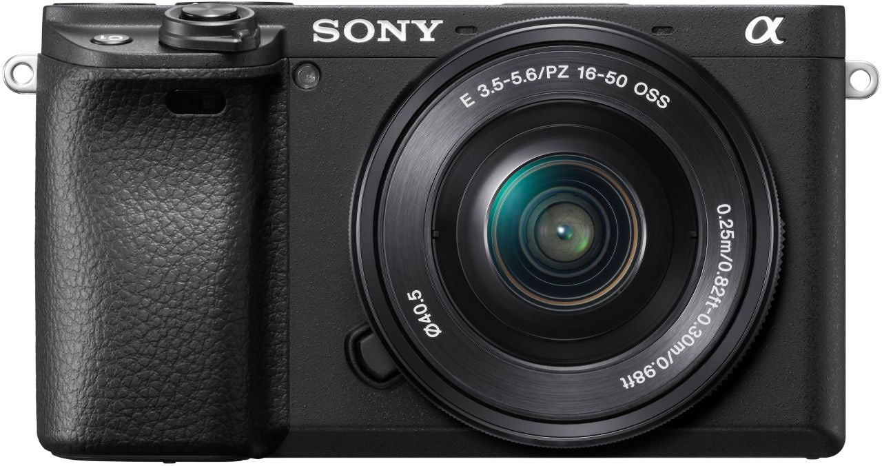 Sony - A6400 Premium Digital E-Mount APS-C Camera Body with 16-50mm Camera Lens - Black