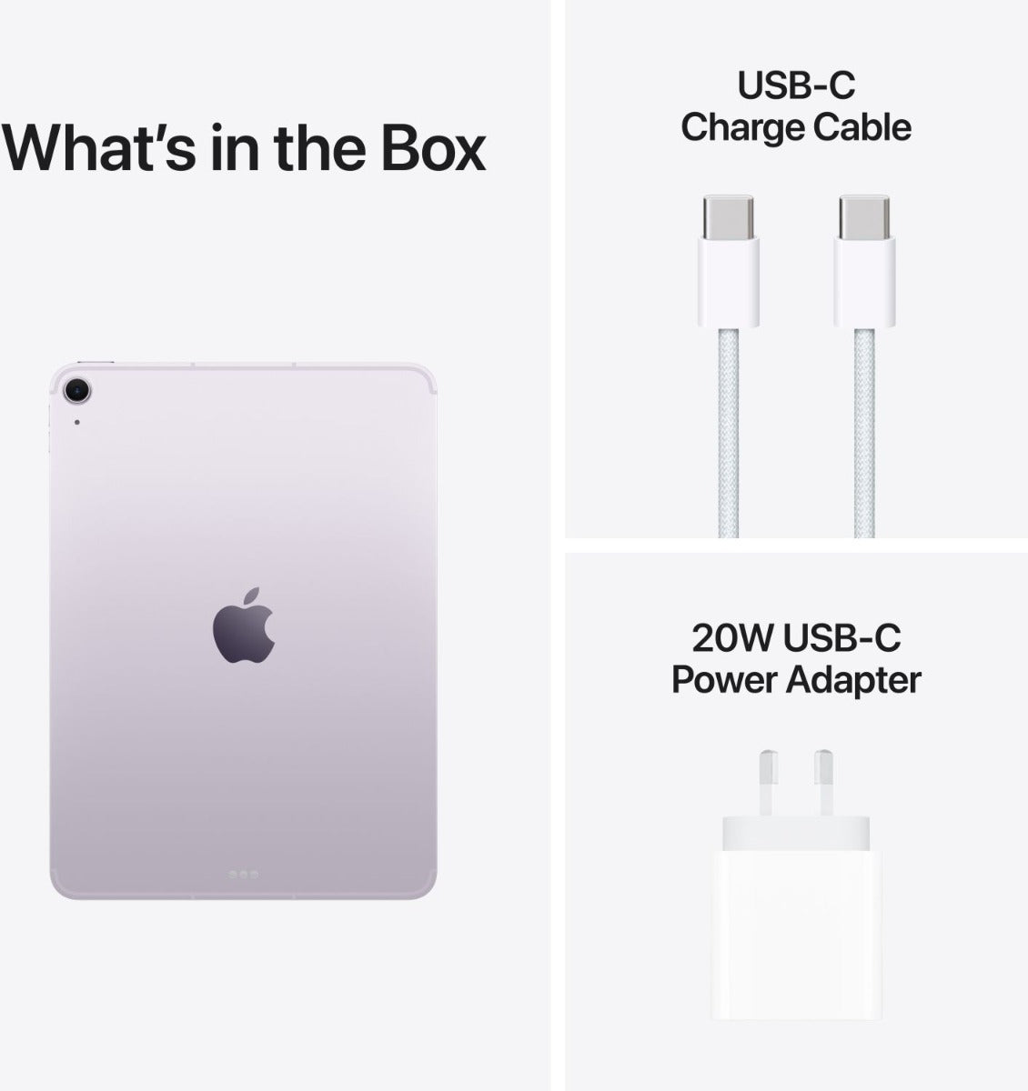 Apple - 11-inch iPad Air Wi-Fi + Cellular 1TB - Purple