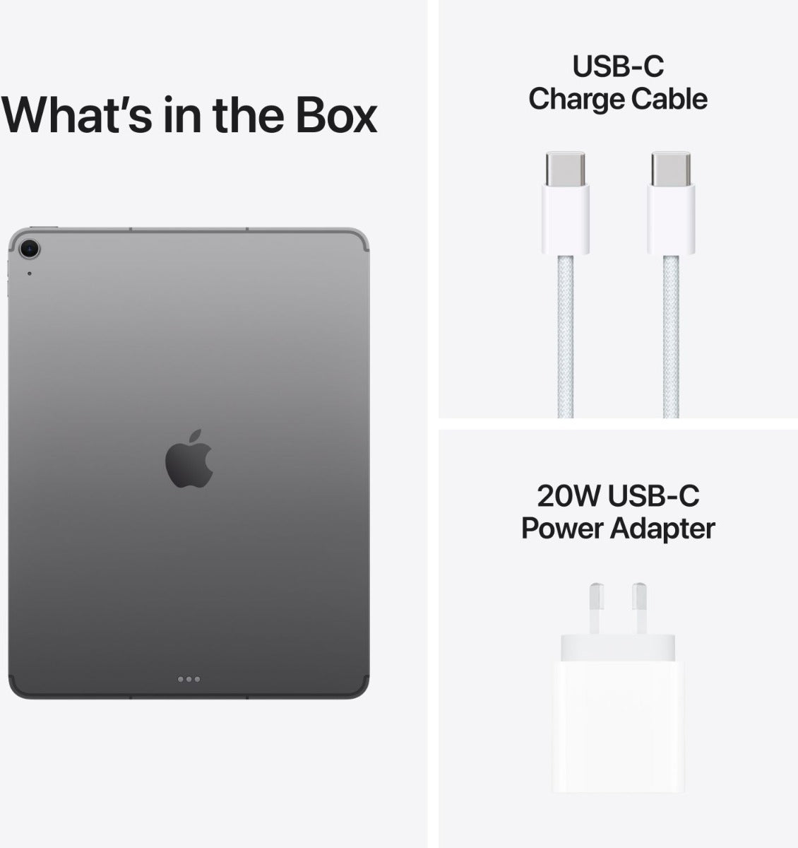 Apple - 13-inch iPad Air Wi-Fi + Cellular 1TB - Space Grey