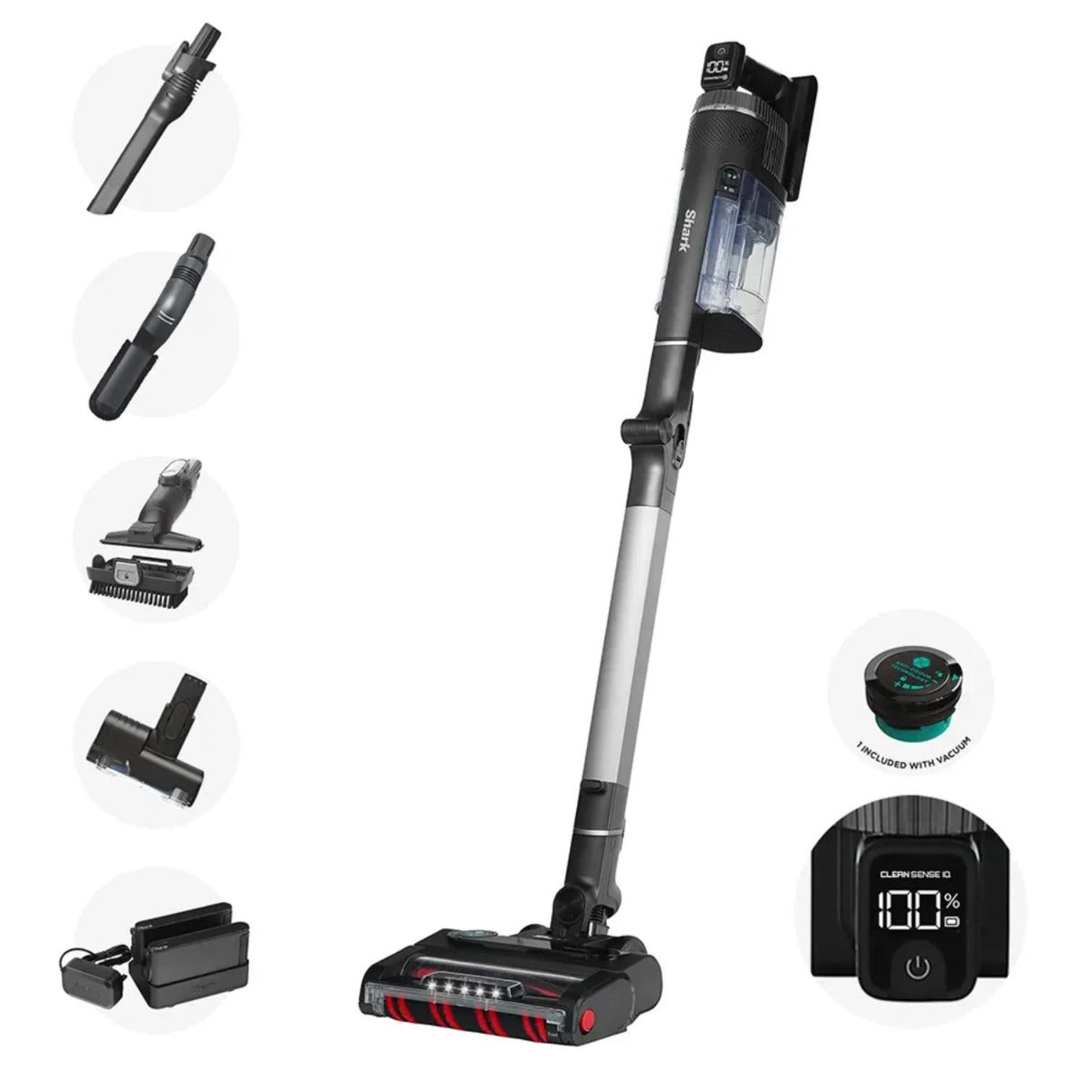 Shark - Stratos Cordless Pet Pro Vacuum PLUS with Clean Sense IQ