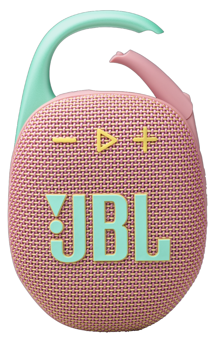 JBL - Clip 5 Speaker W/Carabiner - Pink