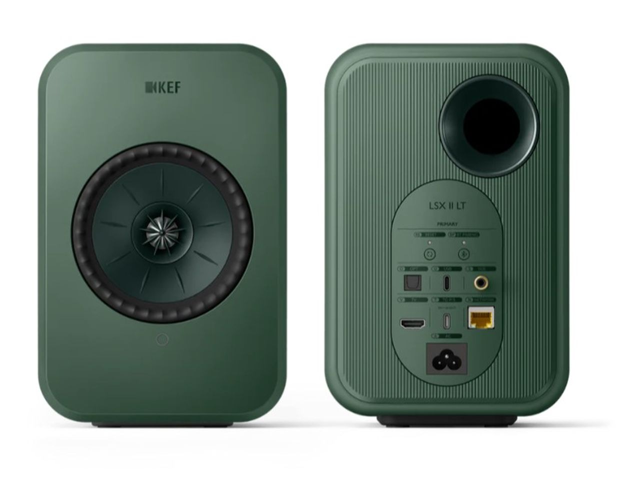 KEF LSX II LT Wireless HiFi Speakers - Sage Green