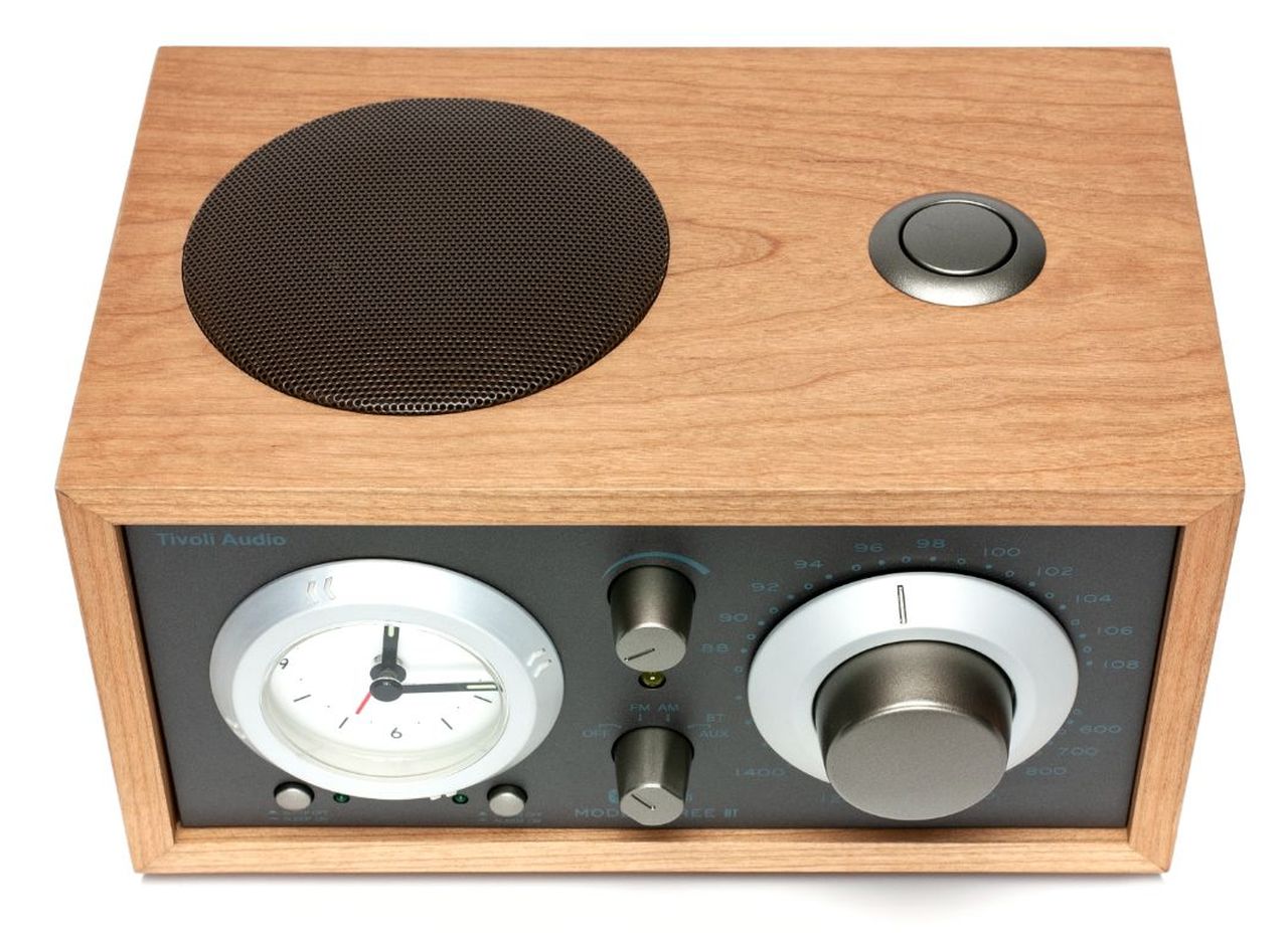 Tivoli Audio - Model Three Bluetooth Radio - Cherry/Metallic Taupe
