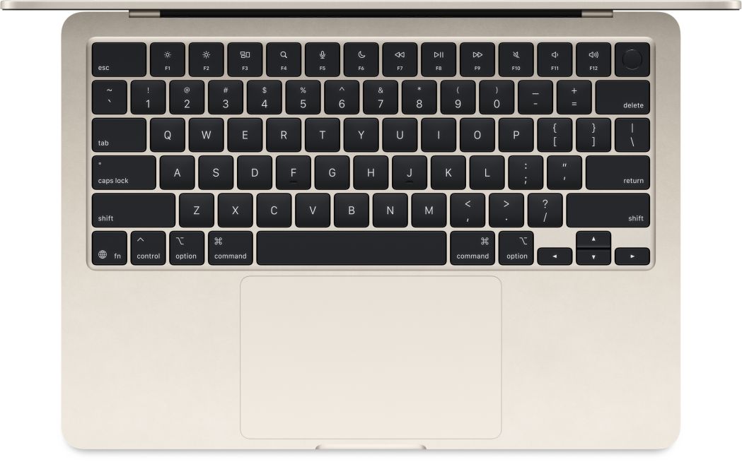 Apple - 13" MacBook Air Starlight: M4 chip w 10-core CPU & 10-core GPU, 16GB,512GB SSD