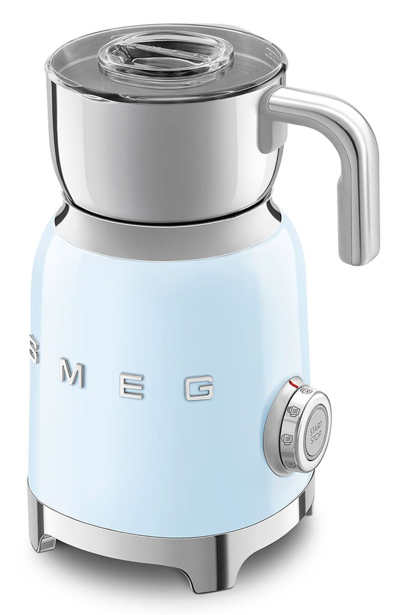 Smeg - 50's Style Retro Milk Frother - Pastel Blue