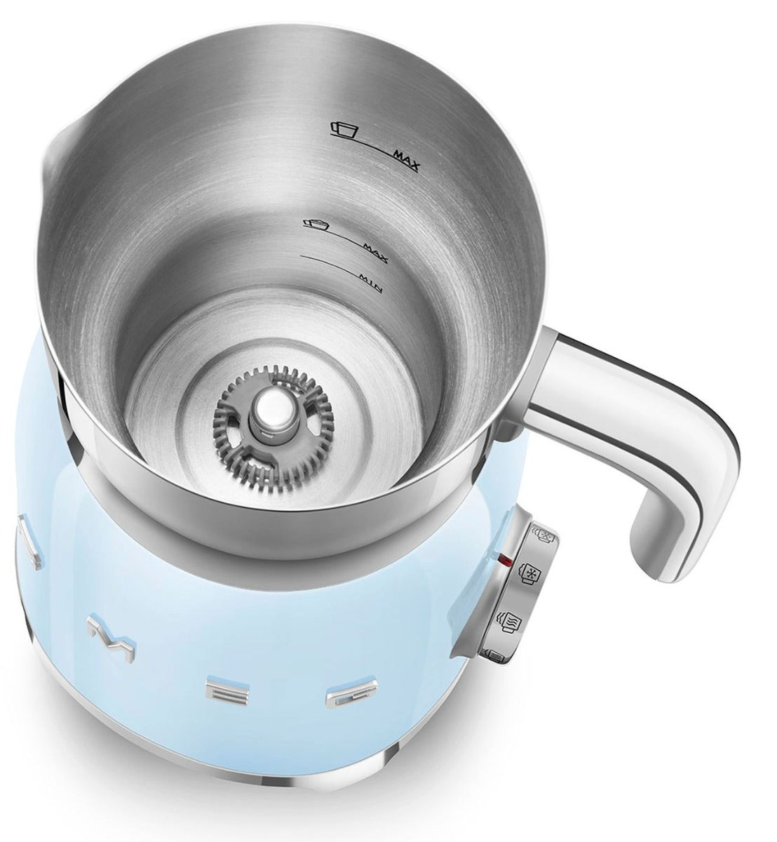 Smeg - 50's Style Retro Milk Frother - Pastel Blue