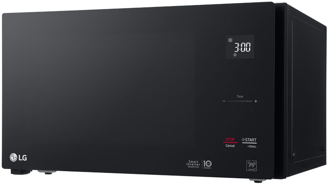 LG - 25L 1100W NeoChef, Smart Inverter Microwave - Black