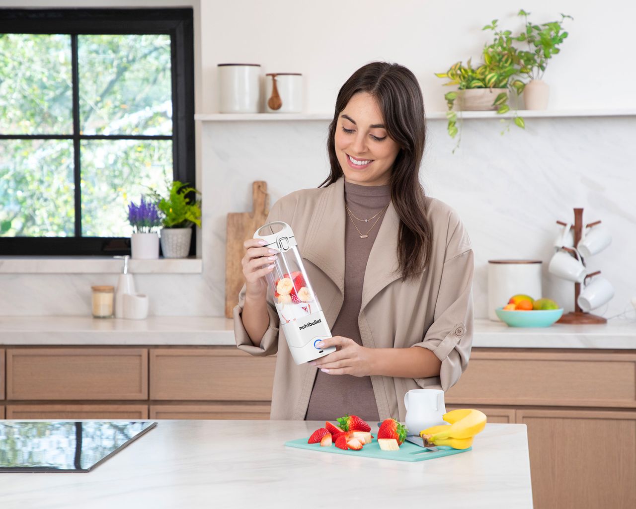 Nutri Bullet - Portable Blender - White