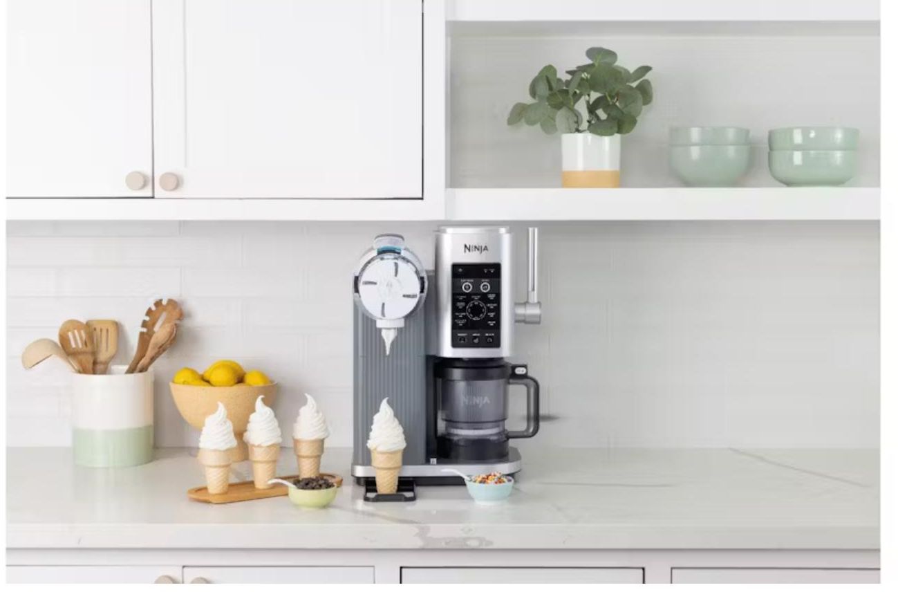 Ninja - Swirl Ice Cream Machine - Platinum Silver