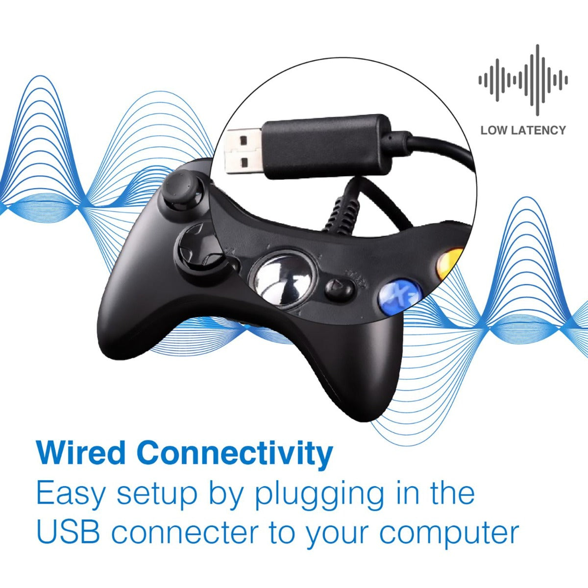 Laser - Gaming Wired PC Gaming Controller